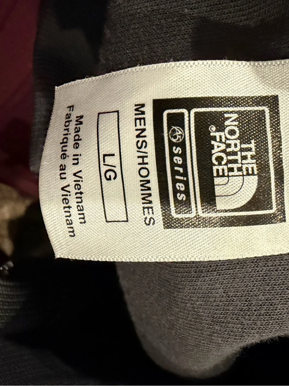 The North Face Men's Charcoal Gray Lightweight Zip Jacket